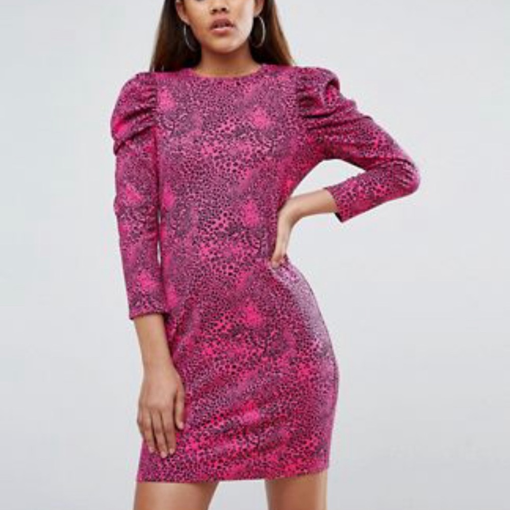 Hot Pink Animal Print